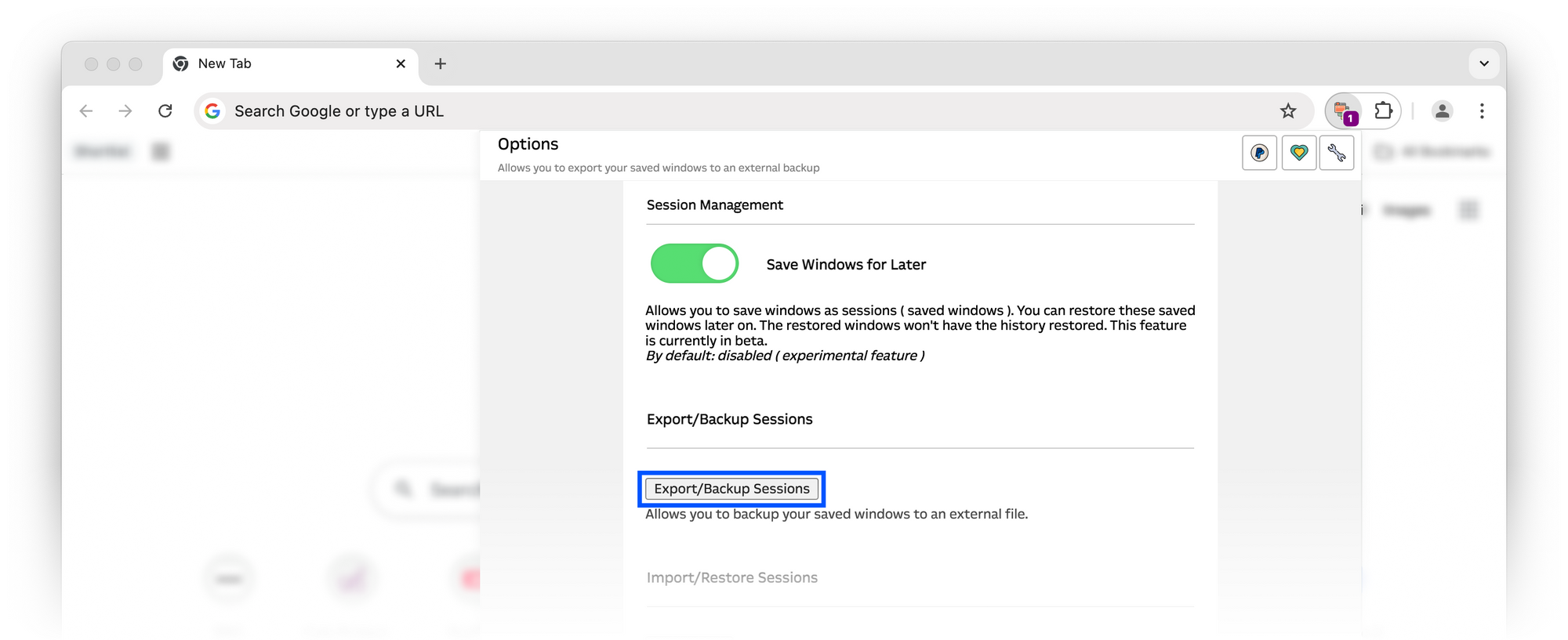 Import, Export, and Backup Data