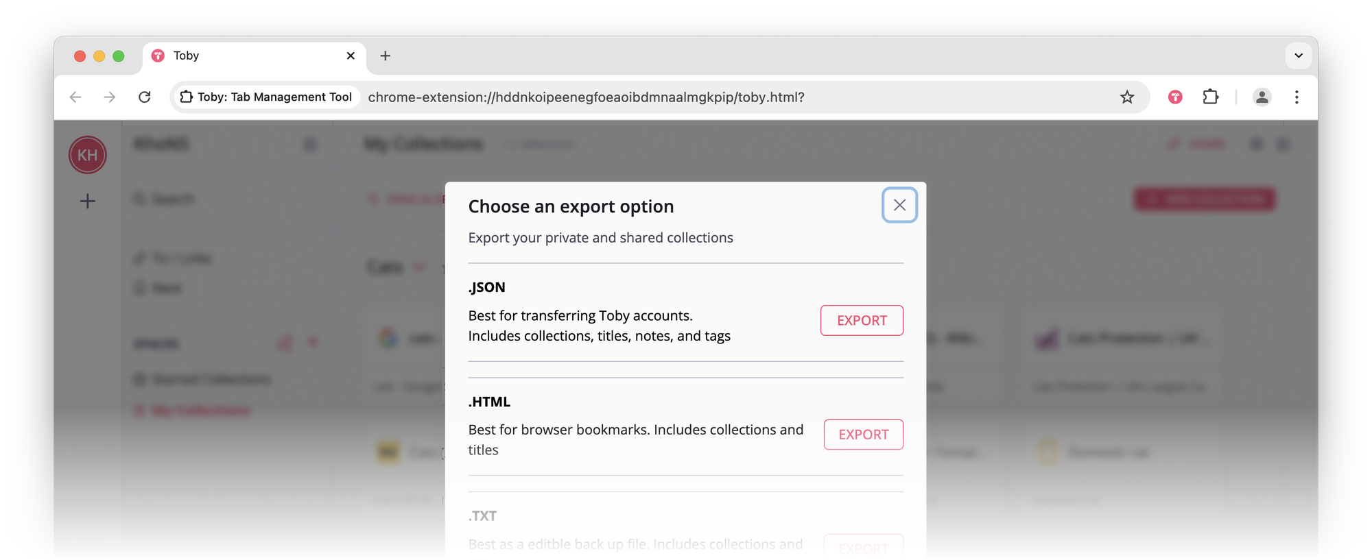 Import, Export, and Backup Data